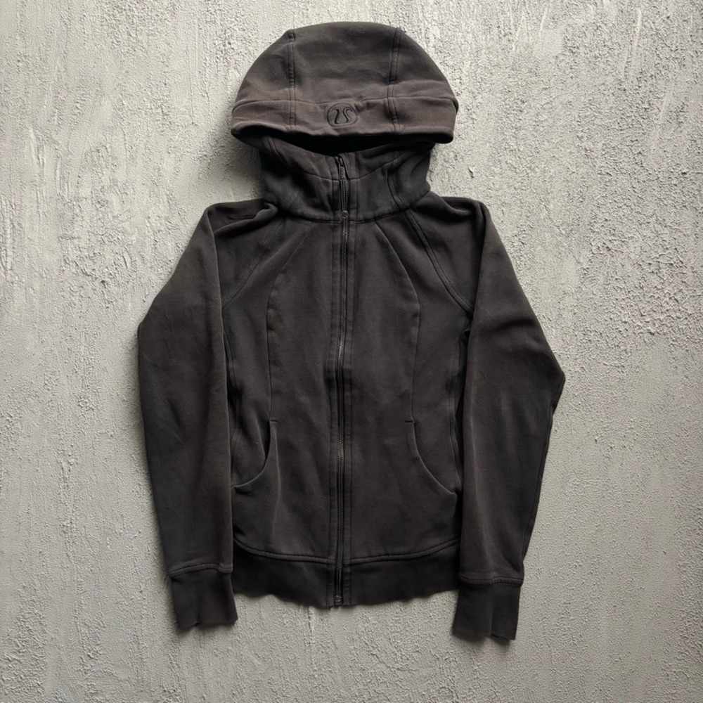 Lululemon Scuba Full Zip Hoodie Women Size 4 Black